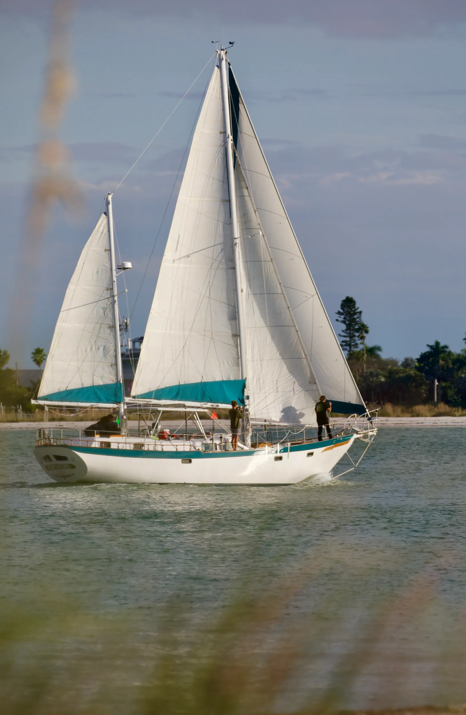 SV Cay Michele sailboat under sail